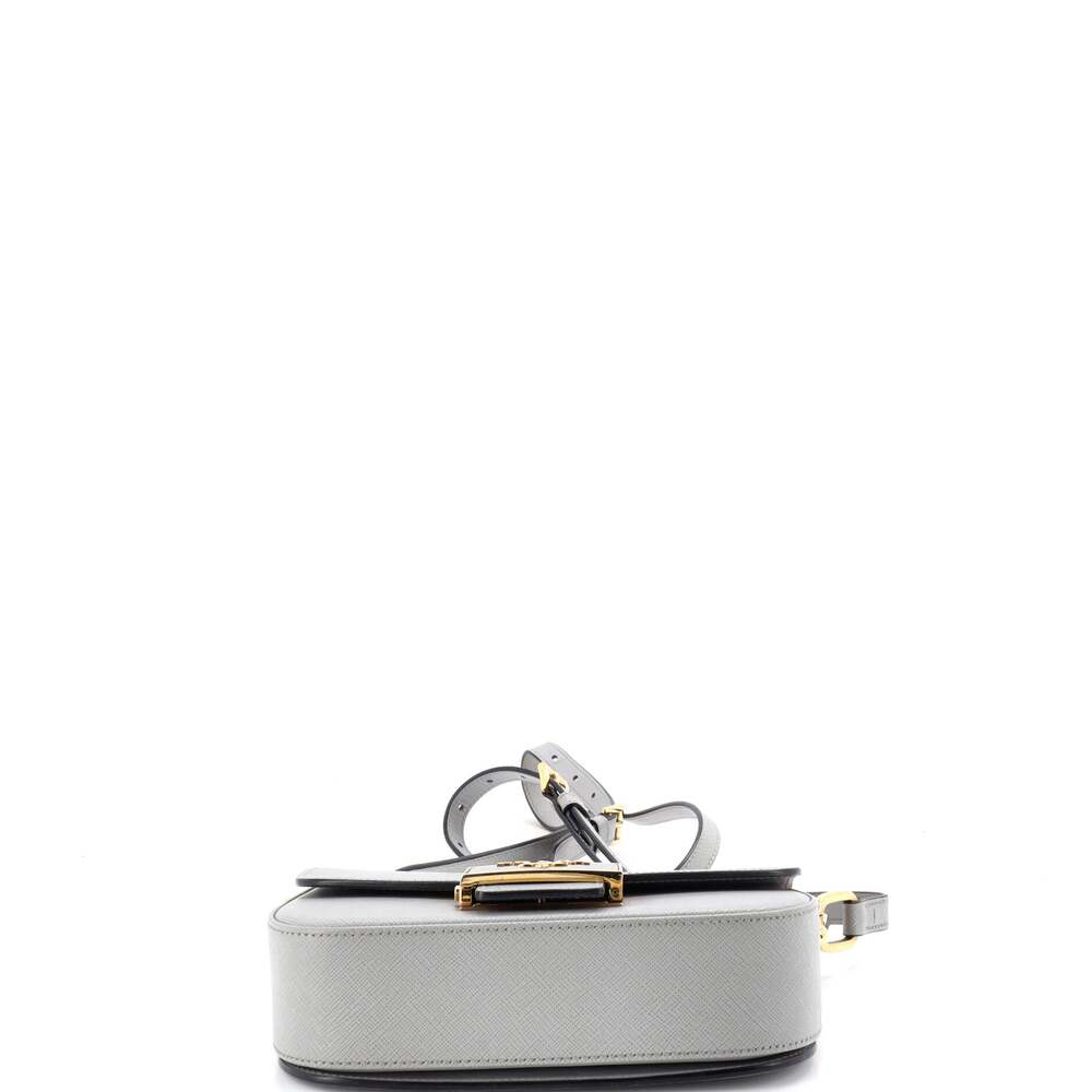 Prada Embleme Flap Bag Saffiano Leather #230004P21B - Picture 4 of 6